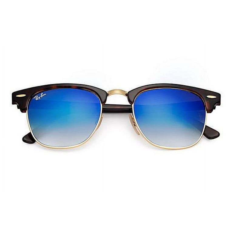 Ray ban clubmaster blue lens sale