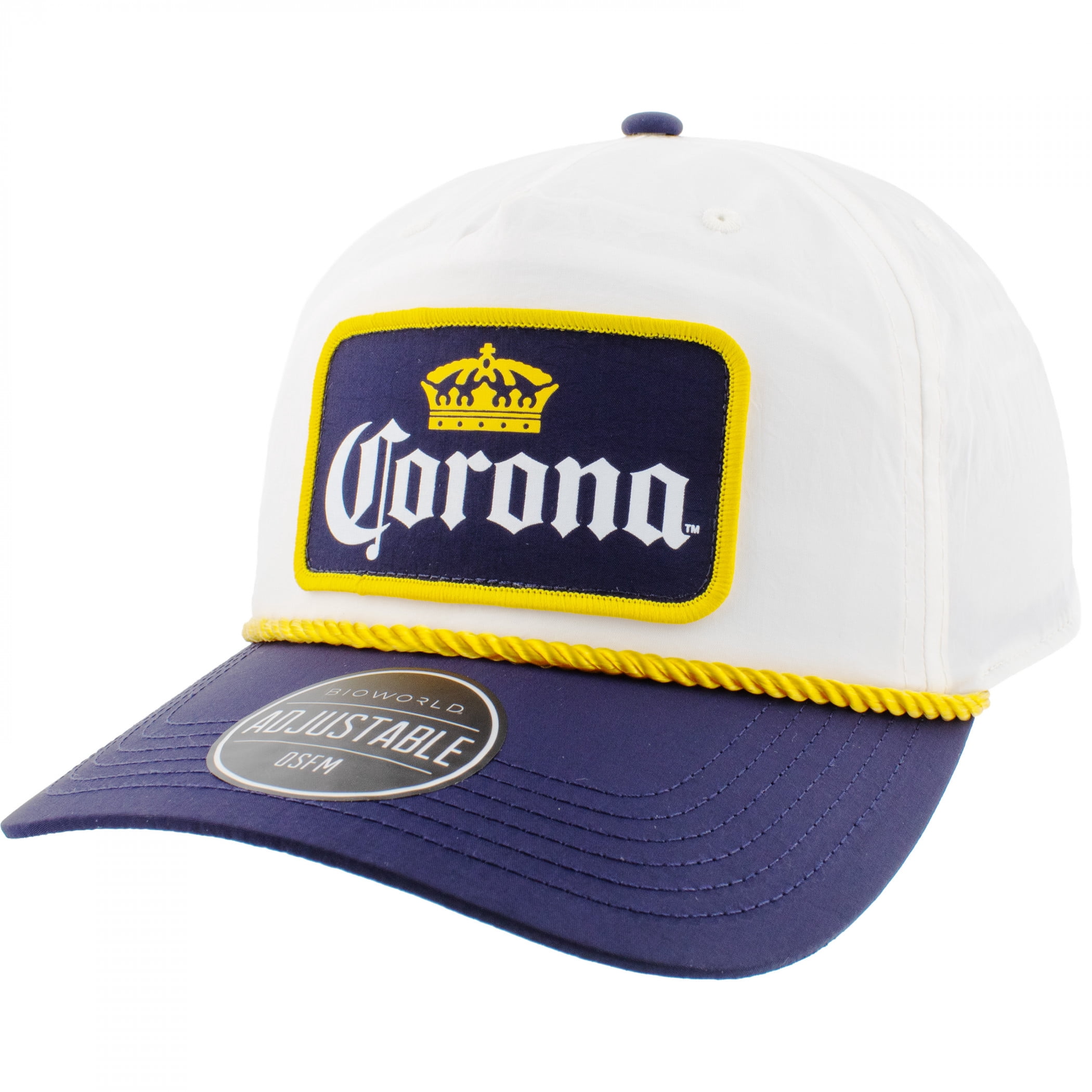 Corona Extra Reversible Bucket Hat, Blue and White Polyester