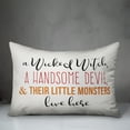 thumbnail image 3 of Creative Products A Wicked Witch and Handsome Devil 14x20 Spun Poly Pillow, 3 of 3
