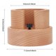 thumbnail image 4 of Support de porte-filtre à café antidérapant, fabrication artisanale en bois, pour plusieurs machines à café, 4 of 4
