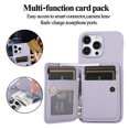 thumbnail image 2 of Crossbody Leather Case With Card Bag And Long Lanyard For Iphone 15 Series,iPhone 14 Pro, 2 of 5