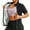 Silver, variant on Sauna Suit for Women Hot Sweat Body Shaper Jacket Waist Trainer Short Sleeve Zipper Sauna Suits