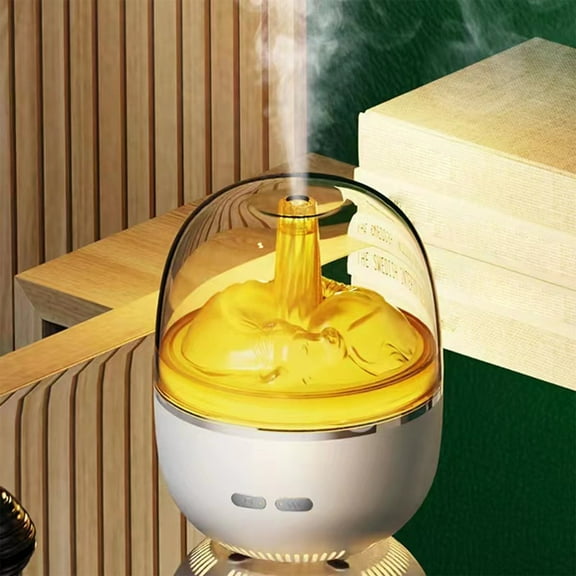 RAPOBRIX Warm Mist Humidifier for Bedroom/Large Room - Top Fill Desk Essential Oil Diffuser