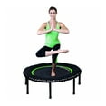 thumbnail image 6 of LEAPS & REBOUNDS 40" Stability Bar with 40" Fitness Trampoline, Green, 6 of 12