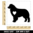 thumbnail image 2 of Australian Shepherd Dog Aussie with Heart Self-Inking Rubber Stamp Ink Stamper - Black Ink - Large 1-1/2 Inch, 2 of 7