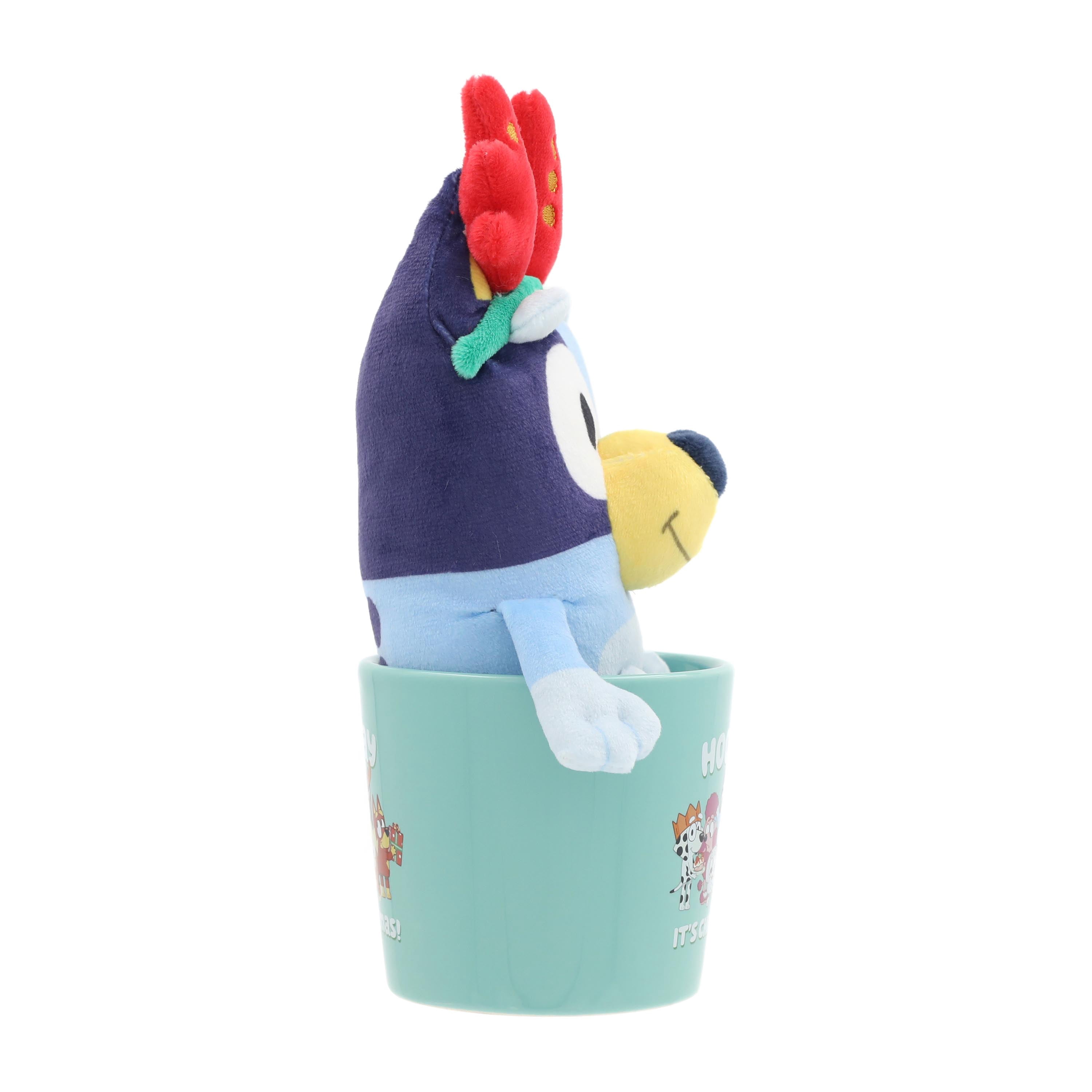 BLUEY PLUSH IN MUG