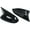 Black, variant on Rearview Mirror Covers Fits For Toyota Levin 2019-2024, Bull Horn Rearview Mirror Caps, Exterior Mirrors Caps, Side Mirror Replacement Covers-Black