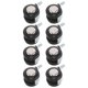 thumbnail image 1 of FOMIYES 8Ud De Oficina Nylon Negras Con De Para Sillas Y Muebles, 1 of 6