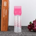 thumbnail image 3 of Botella para tinte de cabello, champú, colorante para el cabello, aplicador, botella con peine, 170 ml (rojo rosa), 3 of 10