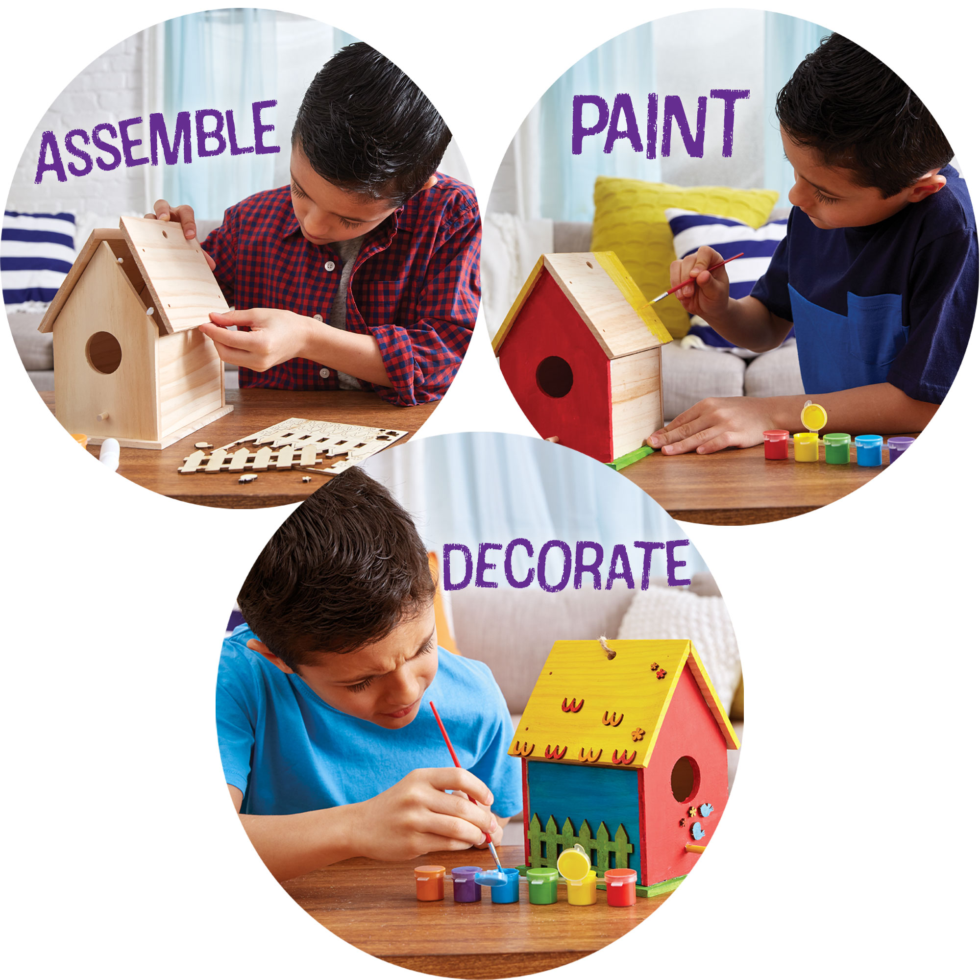 Made By Me Paint Your Own Birdhouse Kit photo 3
