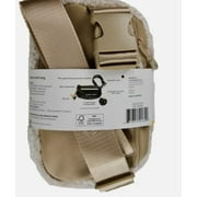LOLË Convertible Belt Bag, Cross Body Design, Unisex, Black or Tan (Tan)