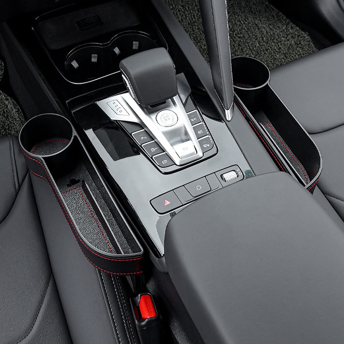 Organisateur D'Espace Entre Sièges Auto – Rangement Téléphone, Clés, Portefeuille, 40.4x7x3 Cm, Matériau EVA