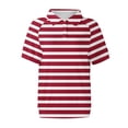 thumbnail image 6 of Tittly Womens T Shirts Soft Womens Tee Shirts Casual Short Sleeve Tops for Women Tops For Women Trendy Short Sleeve Vacation Outfits Blouses Casual Summer Collared Shirts Red, 6 of 7