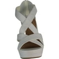 thumbnail image 3 of Top Moda ELLA-18 Womens Gladiator Wedge Heel Sandals, 3 of 4