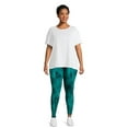 thumbnail image 4 of Terra & Sky Women's Plus High Rise Leggings, 27” Inseam, Sizes 0X-4X, 4 of 5