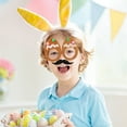 thumbnail image 4 of HYLLai Easter Bunny Ear Glasses for Kids, Fun Photo Booth Props, Party Favors, Easter Egg Hunt Accessories for Children (B), 4 of 6