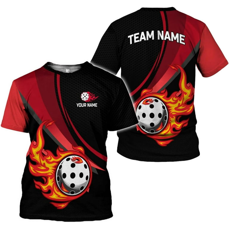 Personalized Name Team's Name Pickleball Shirt 3D, Pickleball