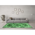 thumbnail image 3 of Ahgly Company Indoor Square Persian Emerald Green Traditional Area Rugs, 8' Square, 3 of 4