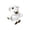 B003- White, variant on Cute Pink Plush Cow Toys, Cow Stuffed Animal, Kids Comfort Toys, Birthday Gift For, 12 Inch Small Plush, Charming Running Style Calf Plushie with Soft Fuzzy Surface Suitable for