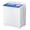 Blue and white,40lbs Capacity, variant on Portable Twin Tub Washing Machine, 40 Lbs Capacity Compact Washer with Spinner, 24 Lbs Wash and 16 Lbs Spin, 1300 RPM Motor, Drain Pump with 4ft Hose, Space Saving for Apartments Dorms RVs