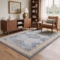 thumbnail image 4 of GENIMO 3'x5' Area Rug for Living Room, Washable Non Slip Soft Persian Rug for Bedroom Dining Room Home Office, Powder Blue, 4 of 7