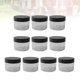 thumbnail image 1 of unbranded 10Ud Plásticos Negros Con Tapa Para Cremas Y Cosméticos Portátiles, 1 of 8