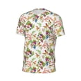 thumbnail image 6 of Wukai Wild Exotic Birds And Flowers Print Men's Short-Sleeved Mesh T-Shirt,Quick-Dry Short Sleeve Workout T-Shirt-X-Small, 6 of 8
