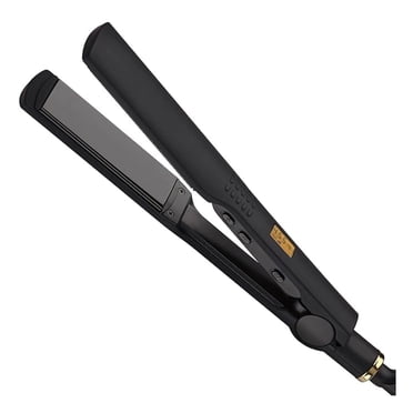 Pro Artist Black Flat Iron | Long Lasting, Extra Smooth Styles (1-1/4 in)