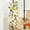 Gold, variant on Pink & Gold Prelit Christmas Wreath Garland - Battery Operated LED Stairway Swag Decor with Pinecones & Bows for Indoor/Outdoor Holiday Decoration