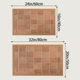thumbnail image 7 of Unique Bargains Luxury Bath Floor Mats Soft Absorbent Bath Rugs Quick Dry Brown 16" x 24", 7 of 7