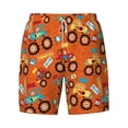 thumbnail image 4 of Lsque Mens Swim Trunks Monster Truck,Truck Cartoon Pattern - Bathing Suit Compression Liner - Beach Swim Shorts Swimwear - (S-3XL) - Stretch Quick Dry -3X-Large, 4 of 9