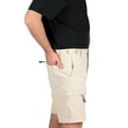 thumbnail image 5 of Men's Realtree Hybrid Fishing Shorts, Light Khaki, 2XL, 5 of 7