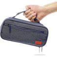thumbnail image 5 of Veeki Estuche para lápices de lona portátil con doble cremallera y múltiples compartimentos, estuche para lápices de gran capacidad para niños, útiles escolares para adultos y oficina (azul), 5 of 5