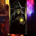 thumbnail image 3 of Chanana Halloween Door Cover, Halloween Decorations Outdoor 35x71 Inch Bathroom Door Banner Toilet Scene Decor for Haunted House Party Spooky Indoor Outdoor Wall Decoration, 3 of 7