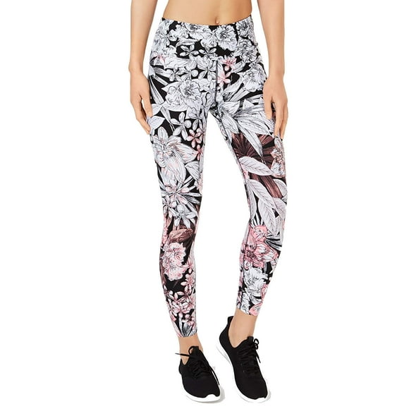 Calvin Klein Leggings Taille Haute Imprimés Bouquet Performance pour Femmes Néon Calypso Combo TP