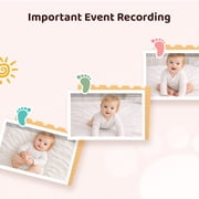 Baby Monitor with Camera and Audio, Netvue Peekababy 1080P HD 5 Video Monitors Security Cameras