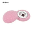 thumbnail image 3 of Uxcell 10pcs 24L Fabric Cloth Covered Button 15mm Round Holes Metal Shank Sewing Buttons for Dress Blouses Light Pink, 3 of 5