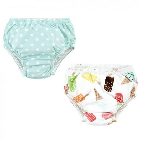 Hudson Baby Infant Girl Swim Diapers, Ice Cream, 12-18 Months