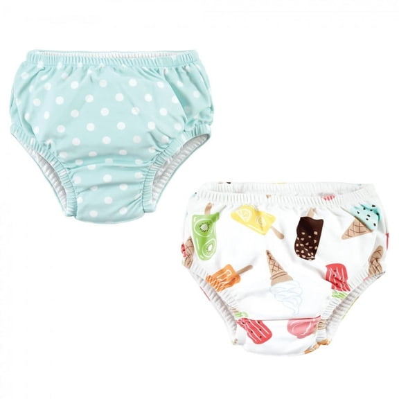 Hudson Baby Infant Girl Swim Diapers, Ice Cream, 6-12 Months