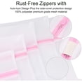 thumbnail image 3 of Goodwill Mesh Laundry Bags for Delicates and Lingerie, Clothes Washing Bags for Blouse, Tights, Hosiery, Underwear, Bra Underwear, Travel Laundry Bag (7 Pack, White), 3 of 6
