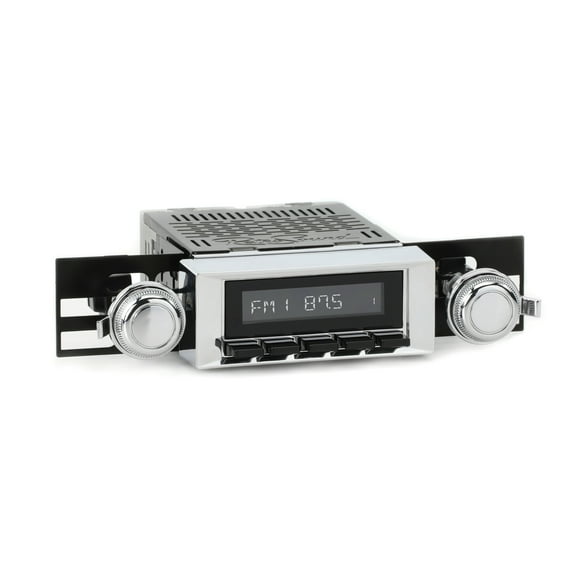 RetroRadio Compatible with 1969-72 Chevrolet Biscayne  Features Include Bluetooth, HD, SiriusXM Ready, AM/FM LCB-M4-117-120-03-73C7