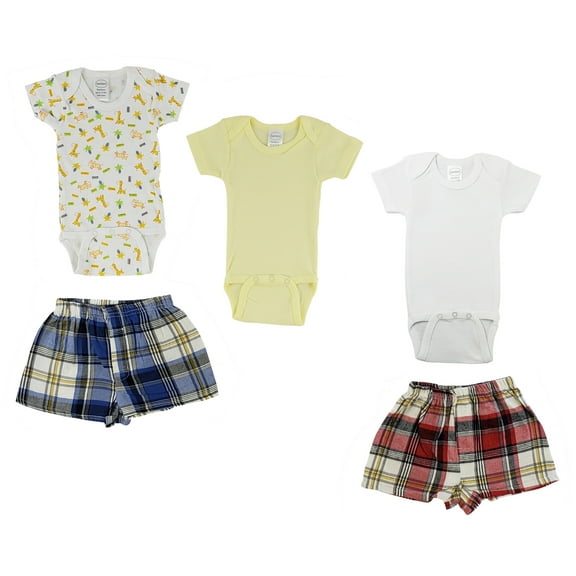 Infant Onezies and Boxer Shorts - Newborn