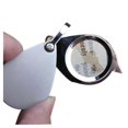 thumbnail image 2 of 2pcs 30mm 3x Pocket Folding Magnifier Reading Magnifying Glass Loupe With Key Chain Silver, 2 of 4