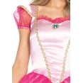 thumbnail image 2 of Leg Avenue Classic Rose Pink Princess Costume for Girls with Iridescent Glitter Tulle Accents, Size 4-6, 2 of 5