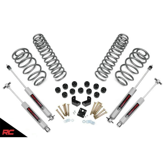 Rough Country 3.75" Dual Lift Kit (fits) 1997-2006 Jeep Wrangler TJ | 6CYL | N3 Shocks | Body / Suspension Lift | 647.20