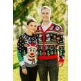 thumbnail image 3 of Socal Look Women's Ugly Christmas Sweater, Long Sleeve Crew Neck Acrylic Holiday Pullover, XL, 3 of 9