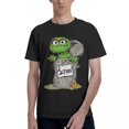 thumbnail image 1 of Camiseta de dibujos animados de Oscar The Grouch Scram para hombre y mujer camisetas de algodón camiseta de ocio de manga corta con cuello redondo camiseta de talla grande, 1 of 6