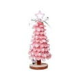 thumbnail image 2 of Christmas Tree With Light 8.27inch Artificial Christmas Trees Wooden 3D Christmas Tree Craft DIY Wooden Christmas Art and Craft Gift Christmas Tree Assembly for Christmas Tabletop Decor Party, 2 of 9