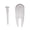 White 1PCS, variant on 2 Pcs Exercise Ball Plug Set with Puller for Yoga Balls