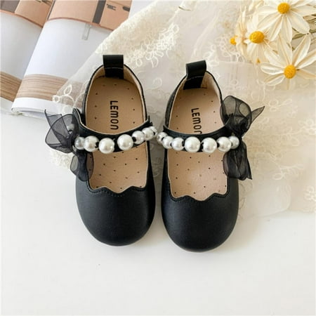 

Adorable Mary Jane Side Bow Buckle Strap Ballerina Flat (Toddler/Little Girl)